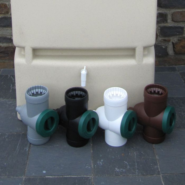 Filter Collector colour options (with Sandstone coloured Wall Tank in the background).