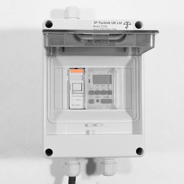 Close up of the LCD display and programme buttons. Close up of the LCD display and programme buttons.