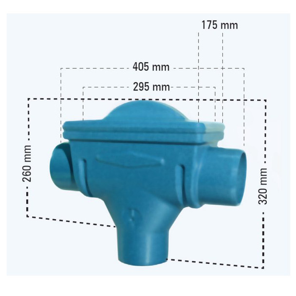 Dimensions of the 3P In-Tank Compact Garden Filter. Dimensions of the 3P In-Tank Compact Garden Filter.