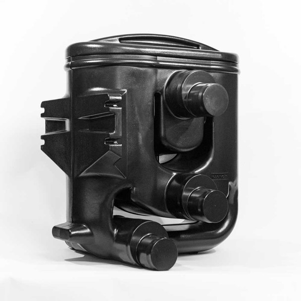 Twin Filter showing Side and Back Twin Filter showing Side and Back