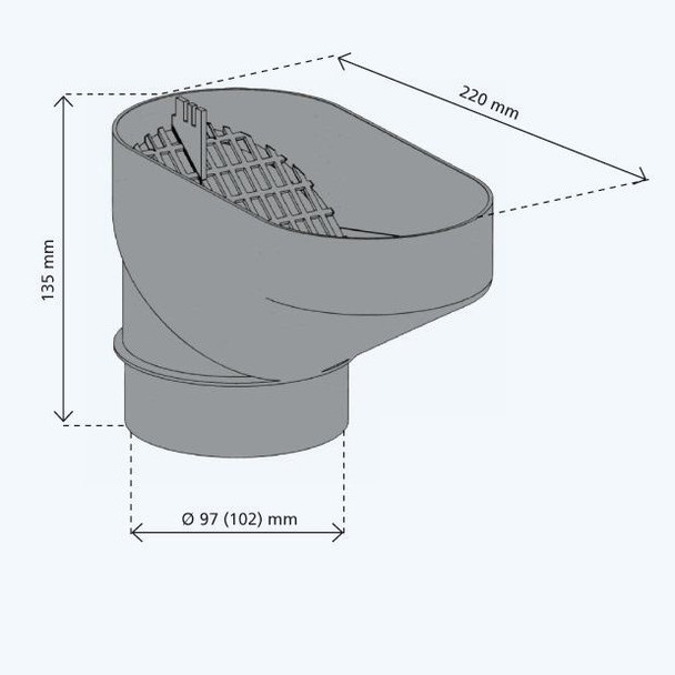 Dimensions of the Leaf Catcher. Dimensions of the Leaf Catcher.