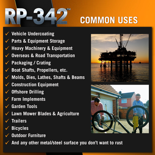 COSMOLINE RP-342 "HEAVY" Military-Grade Rust Preventive