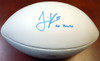 Jermaine Kearse Autographed Seattle Seahawks White Logo Football "Go Hawks" MCS Holo #30282