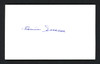 Fermin Mike Guerra Autographed 3x5 Index Card Philadelphia A's, Washington Senators JSA SOA SKU #111172