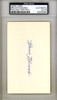 Bruce Edwards Autographed 3x5 Index Card Brooklyn Dodgers PSA/DNA #83935984