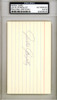Julio Gonzalez Autographed 3x5 Index Card St. Louis Cardinals PSA/DNA #83936005