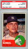 Bill Kunkel Autographed 1963 Topps Card #523 New York Yankees PSA/DNA #25630468