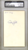 Don Gile Autographed 3x5 Index Card Boston Red Sox PSA/DNA #83960487