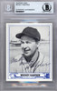 Mickey Haefner Autographed 1983 1944 Play Ball Reprint Card #22 Washington Senators Beckett BAS #9888047