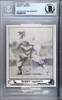 Buddy Hassett Autographed 1986 1940 Play Ball Reprint Card #62 Boston Bees Beckett BAS #9888105