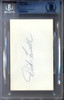 Dick "Turk" Farrell Autographed 3x5 Index Card Philadelphia Phillies Beckett BAS #9889385