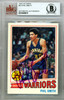 Phil Smith Autographed 1977 Topps Card #12 Golden State Warriors Beckett BAS #10008915 Phil Smith Autographed 1977 Topps Card #12 Golden State Warriors Beckett BAS #10008915