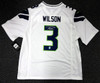 Seattle Seahawks Russell Wilson Autographed White Nike Twill Jersey Size XXL RW Holo Stock #71435