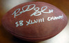 Richard Sherman Autographed Official NFL Leather Football Seattle Seahawks "SB XLVIII Champs!" RS Holo Stock #72435