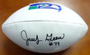 Jacob Green Autographed White Logo Football Seattle Seahawks MCS Holo Stock #82241