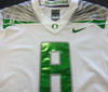 Oregon Ducks Marcus Mariota Autographed White Nike Jersey Size L MM Holo Stock #87166