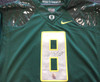 Oregon Ducks Marcus Mariota Autographed Green Nike Jersey Size XXL MM Holo Stock #87171