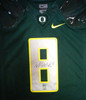 Oregon Ducks Marcus Mariota Autographed Green Nike Jersey Size M MM Holo Stock #89856