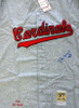 St. Louis Cardinals Stan Musial Autographed Gray Mitchell & Ness Jersey "HOF 69" Size 44 PSA/DNA Stock #99167