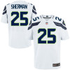 Richard Sherman Unsigned Seattle Seahawks White Nike Twill Jersey Size XL Stock #99189