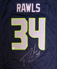 Seattle Seahawks Thomas Rawls Autographed Blue Nike Jersey Size XXL MCS Holo Stock #105072