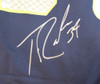 Seattle Seahawks Thomas Rawls Autographed Blue Nike Jersey Size L MCS Holo Stock #105074