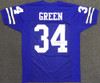 Dallas Cowboys Cornell Green Autographed Blue Jersey Beckett BAS Stock #119723