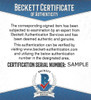 Dallas Cowboys Cornell Green Autographed Blue Jersey Beckett BAS Stock #119723
