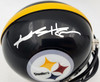 Antonio Brown Autographed Pittsburgh Steelers Mini Helmet Beckett BAS Stock #121821