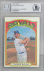 Cookie Rojas Autographed 1972 Topps Card #415 Kansas City Royals Beckett BAS #10209915