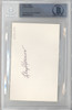 Lloyd Waner Autographed 3x5 Index Card Pittsburgh Pirates Beckett BAS #10213113