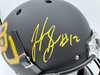 Josh Gordon Autographed Baylor Bears Matte Black Full Size Replica Helmet Beckett BAS Stock #131621