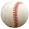 Hank Aaron Autographed Official NL Baseball Atlanta Braves "Home Run King" Beckett BAS #E95405