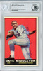 Dave Middleton Autographed 1961 Topps Card #81 Minnesota Vikings Beckett BAS #10540201