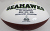 Shaquem Griffin Autographed Seattle Seahawks White Logo Football MCS Holo Stock #134392