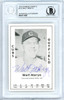 Walt Moryn Autographed 1979 Diamond Greats Card #122 Chicago Cubs Beckett BAS #10711557