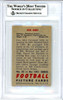 Joe Geri Autographed 1951 Bowman Card #22 Pittsburgh Steelers Beckett BAS #10736546