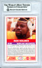 Ron Holmes Autographed 1989 Score Card #118 Tampa Bay Buccaneers Beckett BAS #10737463