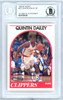 Quintin Dailey Autographed 1989-90 Hoops Card #221 Los Angeles Clippers Beckett BAS #10739128