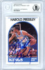 Harold Pressley Autographed 1989-90 Hoops Card #24 Sacramento Kings Beckett BAS #10739164