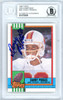 Danny Peebles Autographed 1990 Topps Card #401 Tampa Bay Buccaneers Beckett BAS #10739308