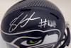 Shaquem Griffin Autographed Seattle Seahawks Mini Helmet (Smudged) MCS Holo #76405