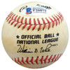 Rex Barney Autographed Official NL Baseball Brooklyn Dodgers Beckett BAS #F26071