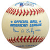 Hank Borowy Autographed Official AL Baseball New York Yankees, Chicago Cubs Beckett BAS #F26237