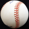 Bob Dillinger Autographed Official NL Baseball St. Louis Browns Beckett BAS #F26634