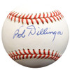 Bob Dillinger Autographed Official NL Baseball St. Louis Browns Beckett BAS #F26635