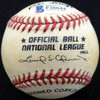 Joe Moore Autographed Official NL Baseball New York Giants Beckett BAS #F26644