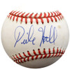 Dick Hall Autographed Official NL Baseball Baltimore Orioles, Philadelphia Phillies Beckett BAS #F29017