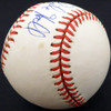 Dick Hall Autographed Official NL Baseball Baltimore Orioles, Philadelphia Phillies Beckett BAS #F29017