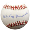 Whitey Kurowski Autographed Official NL Baseball St. Louis Cardinals Beckett BAS #F29272